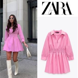 Zara pink mini dress